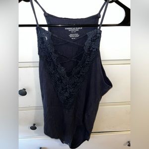 American Eagle Navy Body Suit